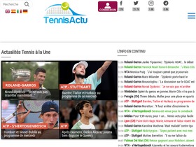 'tennisactu.net' screenshot