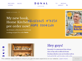 'donalskehan.com' screenshot
