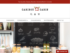 cariboucabin.com homepage screenshot