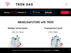 'trondao.org' screenshot