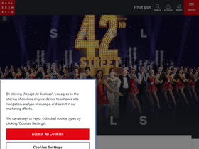 'sadlerswells.com' screenshot