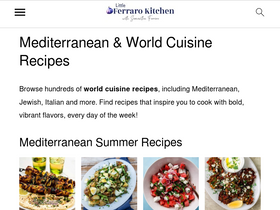 'littleferrarokitchen.com' screenshot