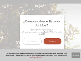 'hockerty.es' screenshot