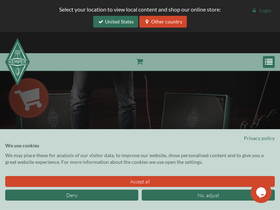 'kemper-amps.com' screenshot