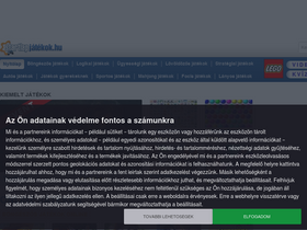 'startlapjatekok.hu' screenshot