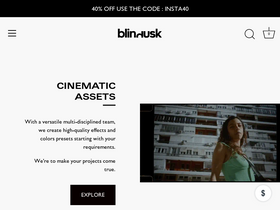 'blindusk.com' screenshot