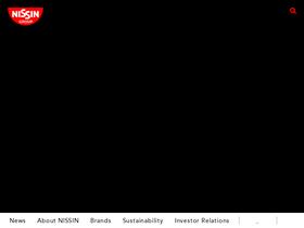 'nissin.com' screenshot