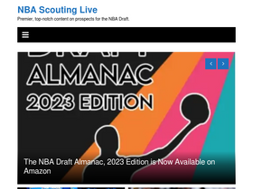 'nbascoutinglive.com' screenshot