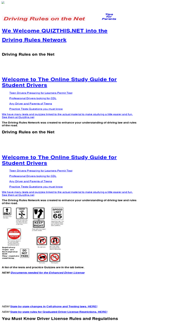 drivingrules.net