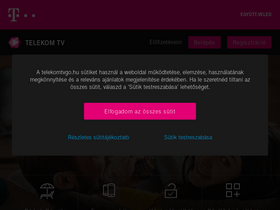 'telekomtvgo.hu' screenshot