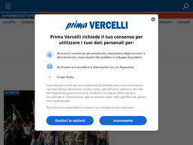 'primavercelli.it' screenshot