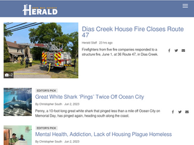 'capemaycountyherald.com' screenshot