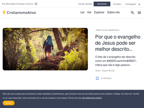 'cristianismoativo.org' screenshot