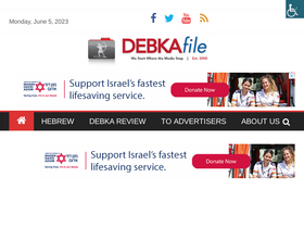 'debka.com' screenshot