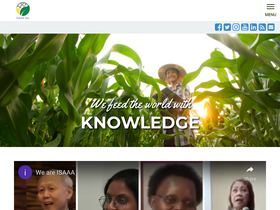 'isaaa.org' screenshot