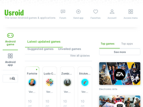 'usroid.com' screenshot