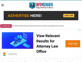 'info-menarik.net' screenshot