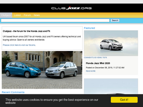 'clubjazz.org' screenshot