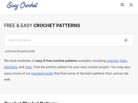 'easycrochet.com' screenshot