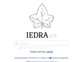 'iedra.es' screenshot