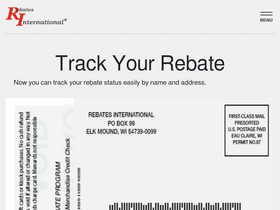 'rebateinternational.com' screenshot
