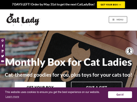'catladybox.com' screenshot
