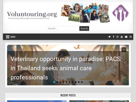 'voluntouring.org' screenshot