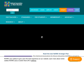 'nafme.org' screenshot