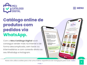 'meucatalogodigital.com' screenshot