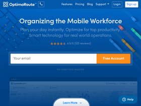 'optimoroute.com' screenshot