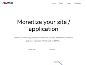 'clixwall.com' screenshot