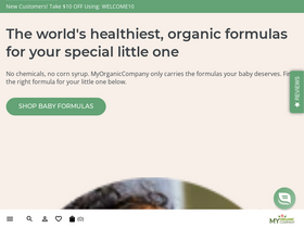 'myorganiccompany.store' screenshot