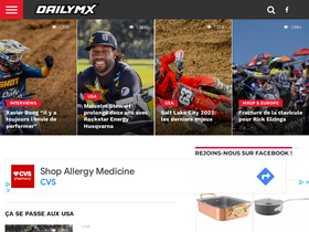 'dailymotocross.fr' screenshot