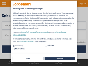 'jobbsafari.no' screenshot