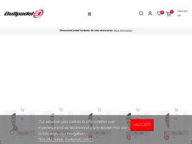 'bullpadel.com' screenshot