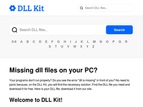 'dllkit.com' screenshot