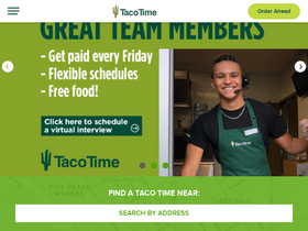 'tacotimenw.com' screenshot