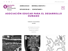 'asociacioneducar.com' screenshot