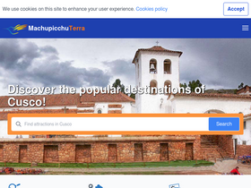 'machupicchuterra.com' screenshot