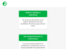 'loterie-nationale.be' screenshot