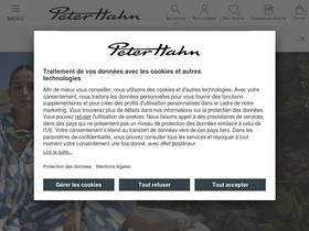 'peterhahn.fr' screenshot