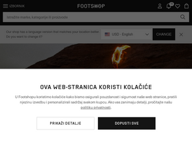 'footshop.hr' screenshot