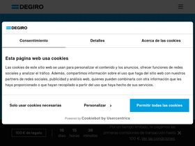 'degiro.es' screenshot