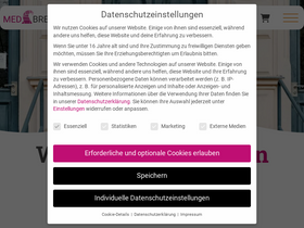 'medat-vorbereitung.at' screenshot