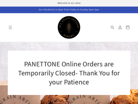 allgrainartisan.com.au homepage screenshot