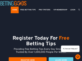 'bettinggods.com' screenshot