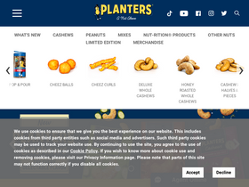 'planters.com' screenshot