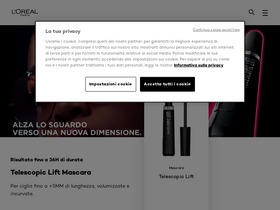 'loreal-paris.it' screenshot