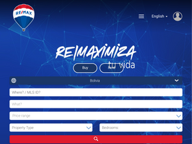 'remax.bo' screenshot