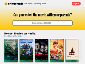 'cringemdb.com' screenshot